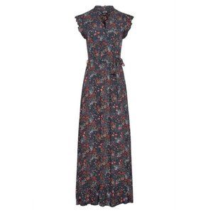 Long Tall Sally Floral Print Maxi Dress, Size US 4, Floral (Navy)